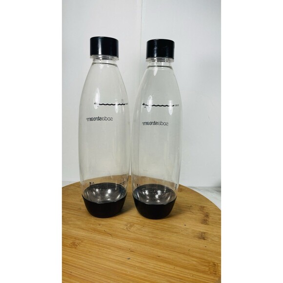 SodaStream Reusable Carbonating Bottles 0.89 QT - Set of 2 - Picture 2 of 2